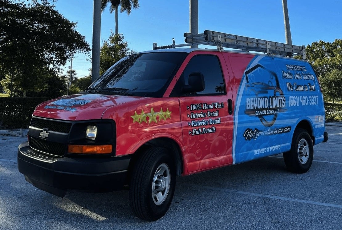 image of Beyond Limits of Palm Beach truck wrap
